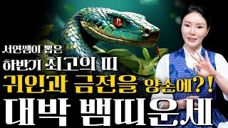[2024년 하반기 대박나는 뱀띠 운세] 하반기에 100억 횡재수가 찾아온다?! 2024년 최고의 띠! 뱀띠…