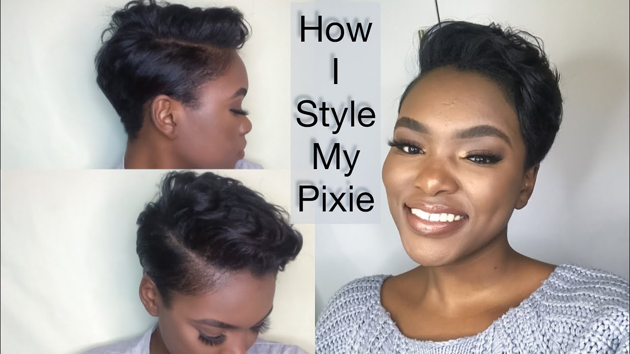 How I style my pixie cut | Deep side part  