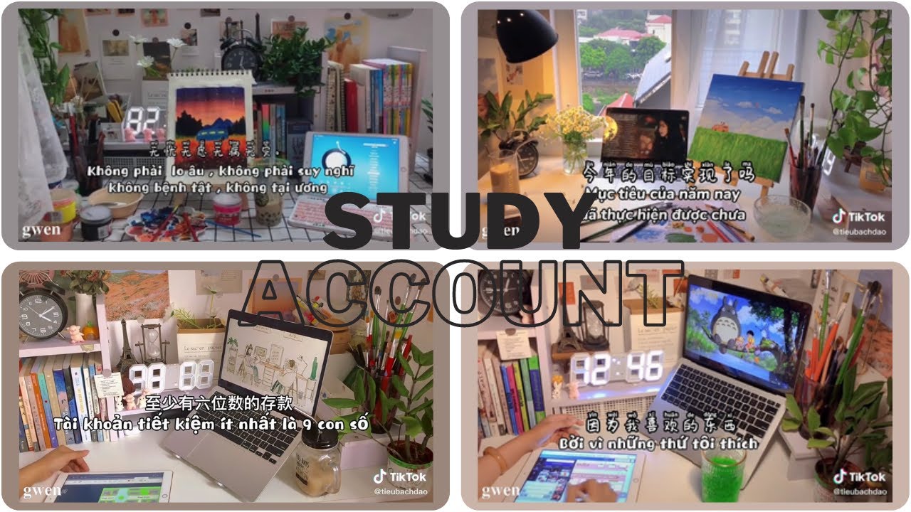 #Study account || #Tiktok || Con đường đã chọn dù có... - youtube