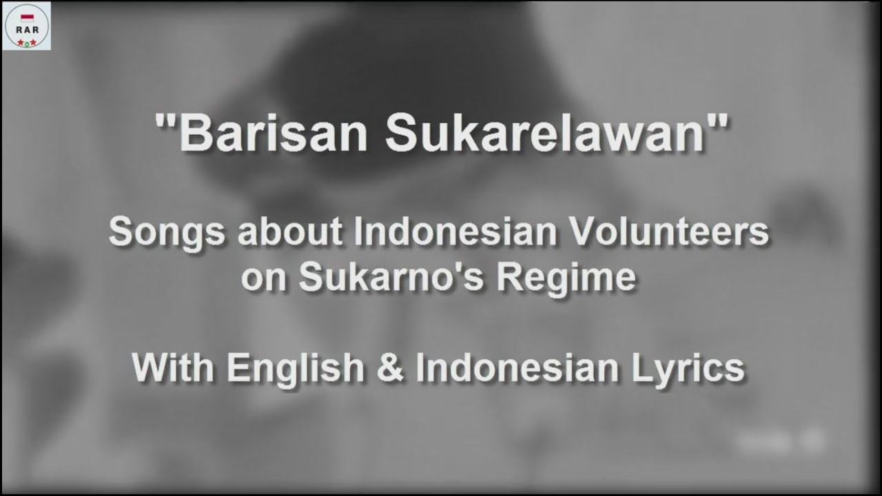 Barisan Sukarelawan - With Lyrics