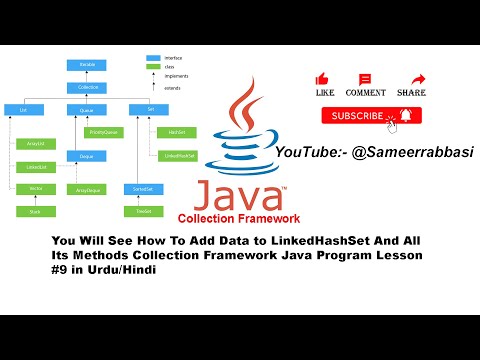You Will See How To Add Data to LinkedHashSet And All It Methods Collection Framework Java Lesson #9