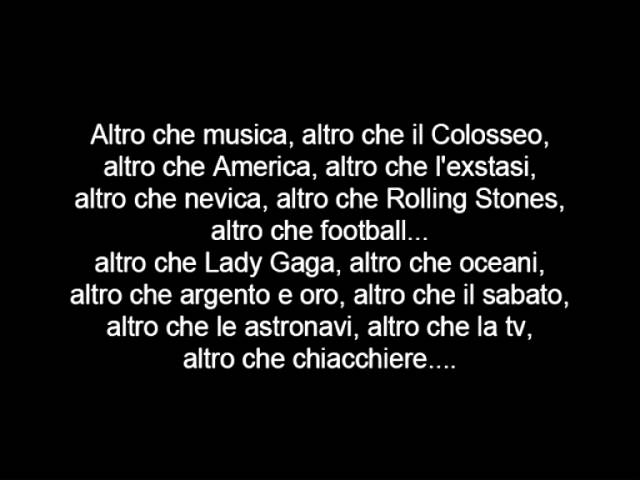 Jovanotti Il Piu Grande Spettacolo Dopo Il Big Bang Lyrics Youtube