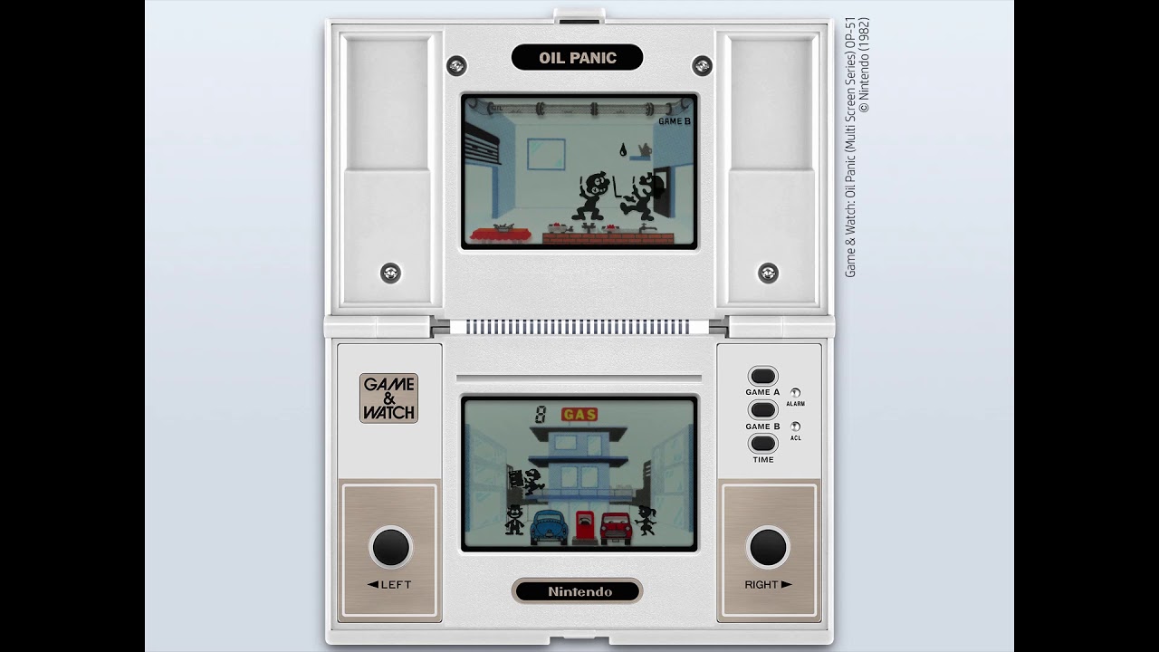 Oil Panic (OP-51) Nintendo Game & Watch Test 