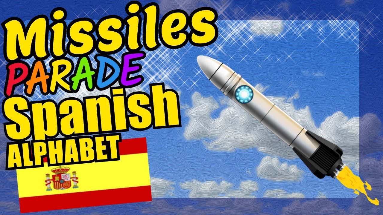 Missiles and Rockets Teaching the Spanish Alphabet Letters Educational ...