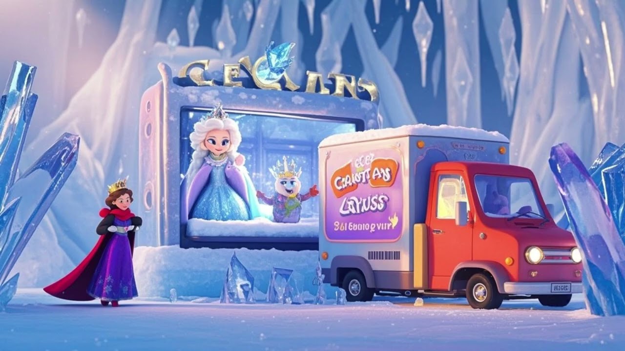❄️ Elsa’s Ice Counting Laughs Truck | Funny Counting Song for Kids