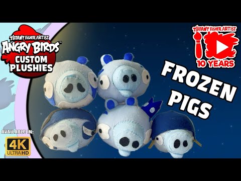 Angry Birds Custom Plushies: Frozen Pigs (Angry Birds Space) | TFA Showcase [4K]