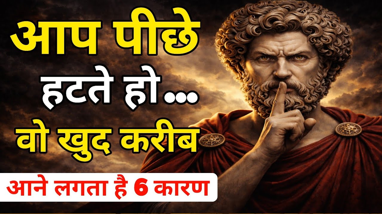 आप पीछे हटते हो… और सामने वाला करीब आने लगता है — क्यों? | Relationship Psychology | Stoicism