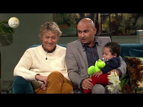 Lars Lerin om kärleken till sonen Rafael - Malou Efter tio (TV4)