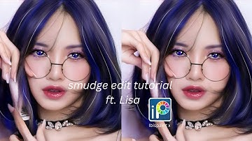 smudge edit tutorial ft. lisa #blackpink || Easy tutorial #kpop #subscribe #edit 💙💙🖤🖤💗💗