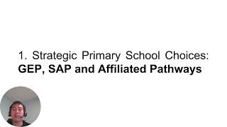 Details Choosing Strategic Primary School in Singapore | SAP, GEP, Affiliations & Balloting Tips News