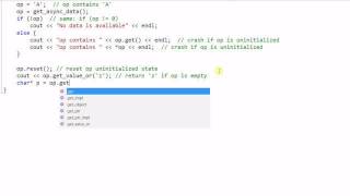 Boost Library #4:  Optional