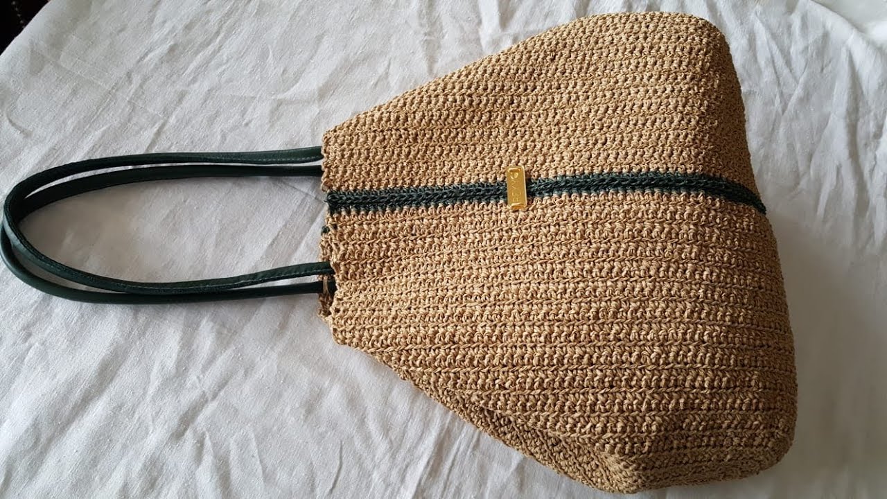 KAĞIT İPTEN HASIR DEĞİŞİK ÇANTA YAPIMI - YouTube