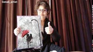 Propose day special painting // love couple // sonali_artist // painting art screenshot 3