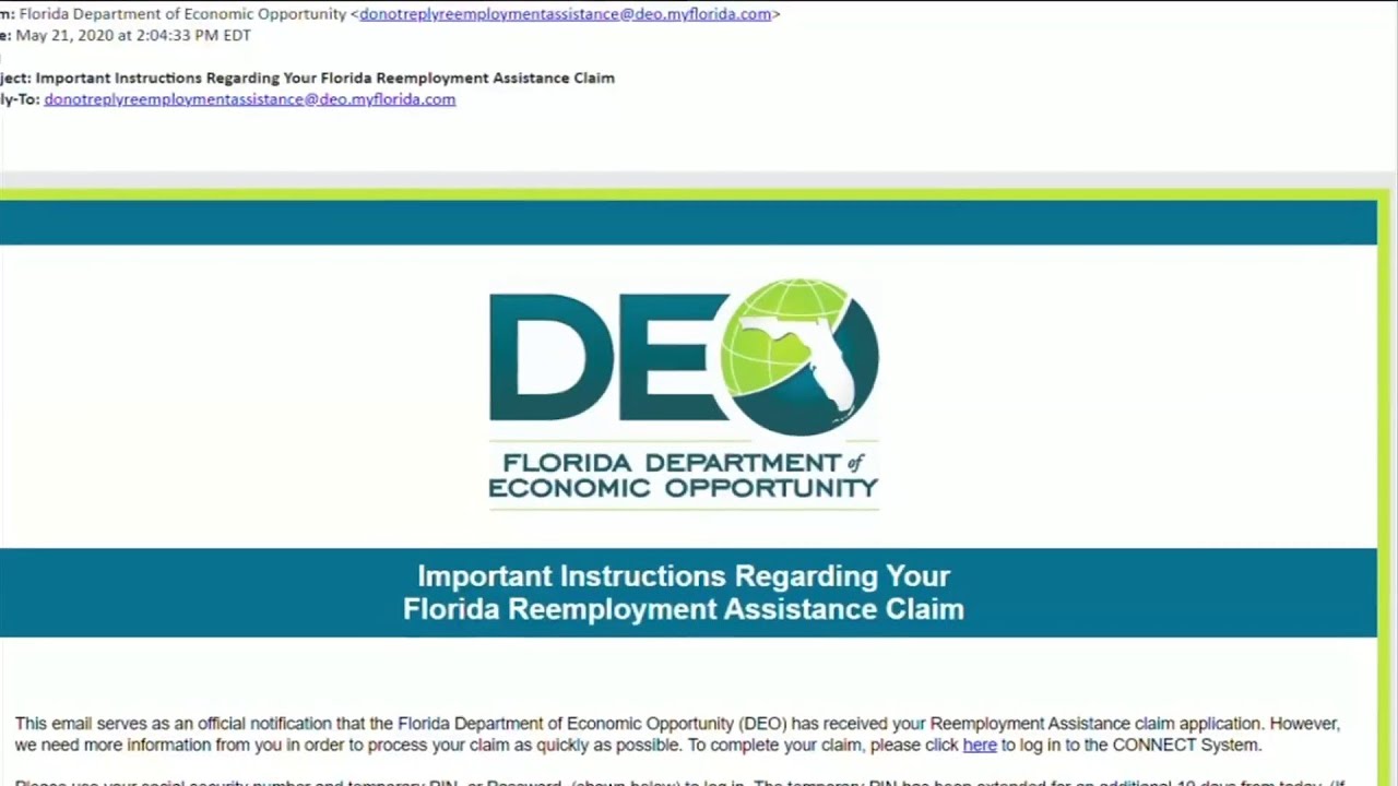 Florida's unemployment office confirms 'data security incident'