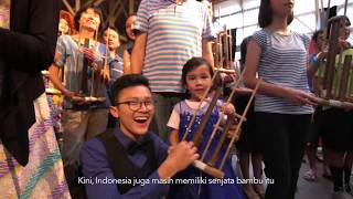 AYO DUKUNG ANGKLUNG HINGGA BENUA BIRU