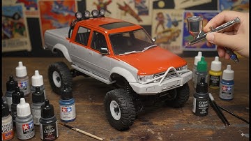 How to paint RC hard body / feat WPL-C64-1 Crawler