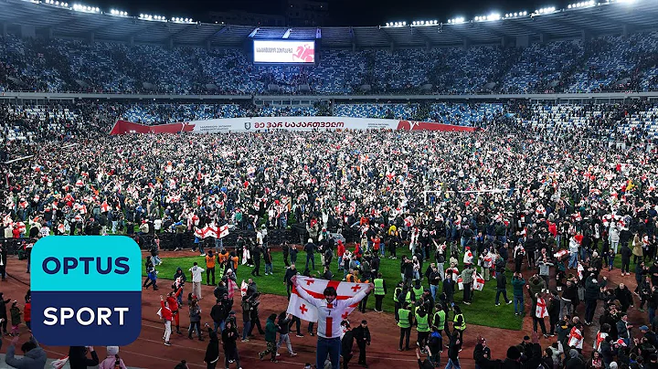 SCENES: Georgia fans storm pitch after qualifying for first tournament and knocking out Greece 🇬🇪 - DayDayNews