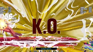 KOFXV Sylvie Paula-Paula 1102 Damage For 5 meters Combo (1.8verison)