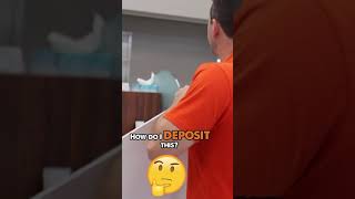 How Do you Deposit a Giant Check?