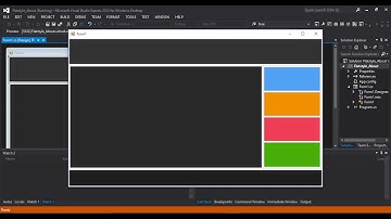 Layout design responsive test with Visual Stduio 2015