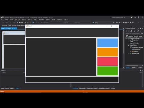 Layout design responsive test with Visual Stduio 2015