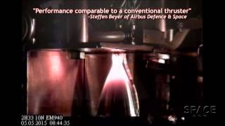3D-Printed Platinum Spacecraft Thruster Passes Hot-Fire Tests | Video