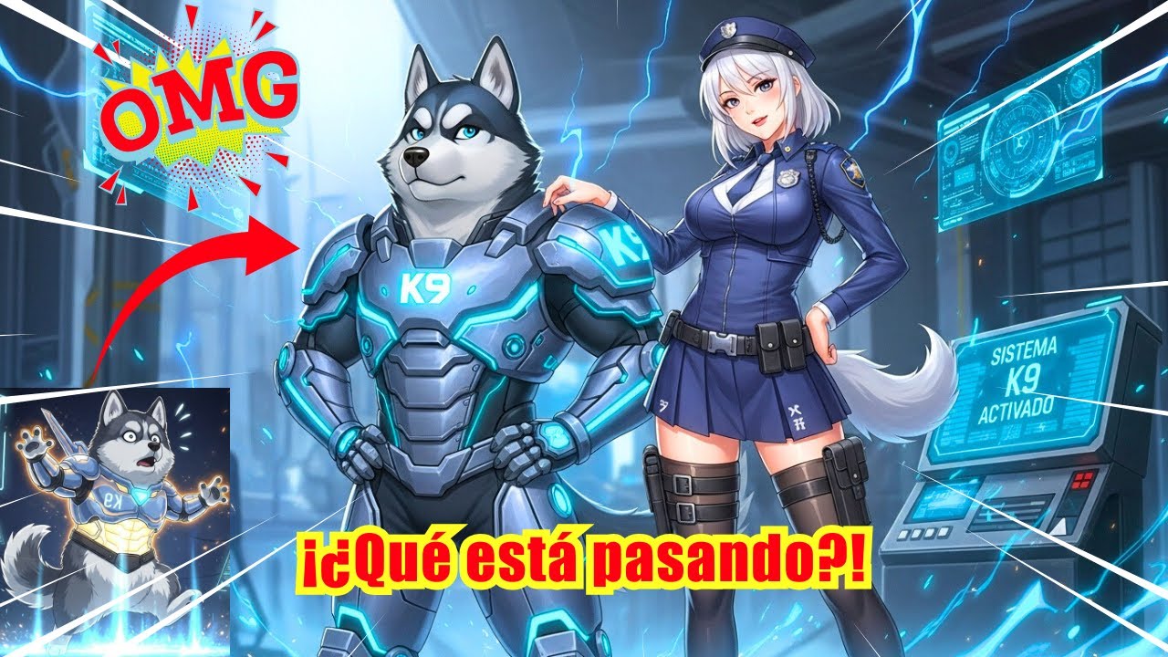 🌟Reencarné como un HUSKY INÚTIL… ¡y el SISTEMA K9 me convirtió en un SUPERHÉROE! | Reseñademanga