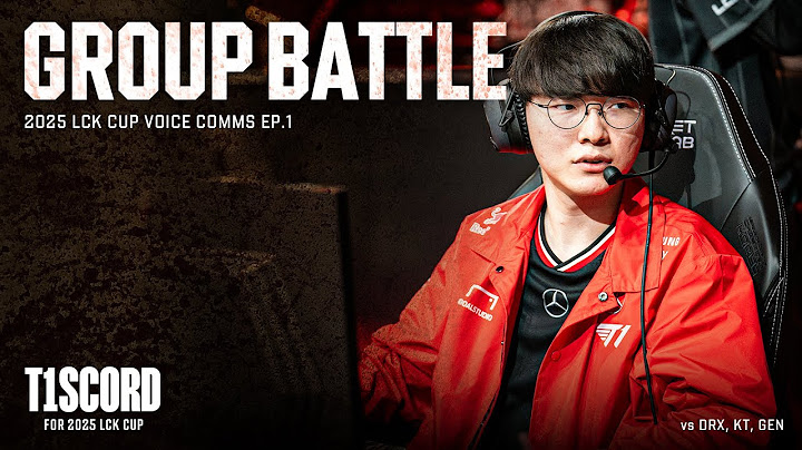2025 LCK CUP VOICE COMMS｜2025 T1scord EP.1