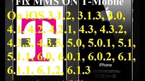 How To Fix Tmobile MMS on iOS 6.1.3/6.1.2/5.1.1 iPhone 5/4S/4/3Gs -Get Picture Messaging & Data