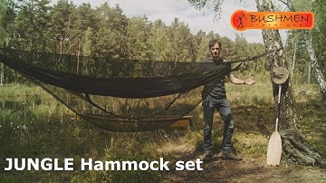 JUNGLE Hammock Set by BUSHMEN® Travel Gear