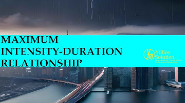 Maximum Intensity-Duration Relationship