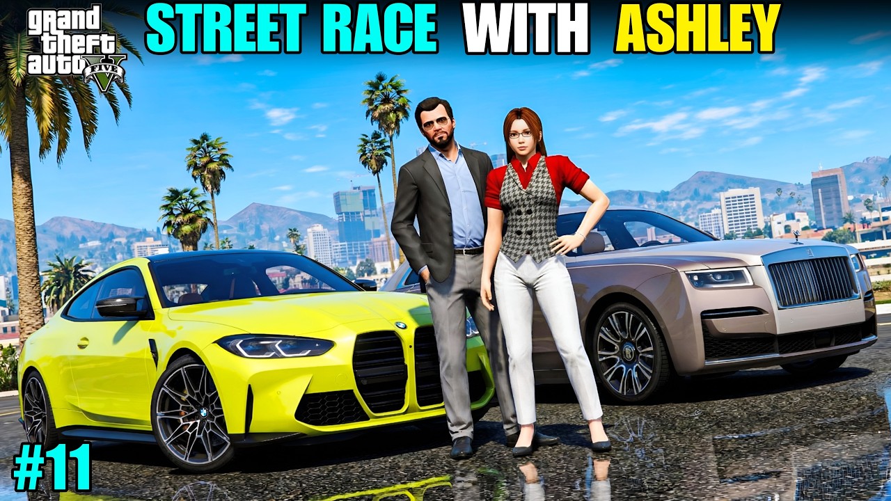 Street Race with Ashley in GTA 5! 🔥 #11 