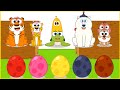 Bingo song baby songs surprise egg stamp transformation animal play nursery rhymes  kids songs
