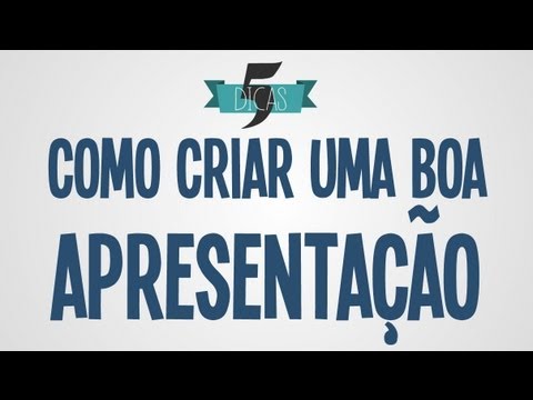 Dicas para uma boa apresentação de powerpoint