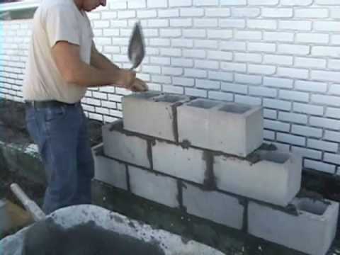 EZ Concrete, Cement, Cinder Block and Brick Laying using Joint Spacers