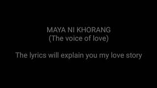 MAYA NI KHORANG (sad version) Kaubru Song ||  Audio with Lyrics || Jatiham Meska