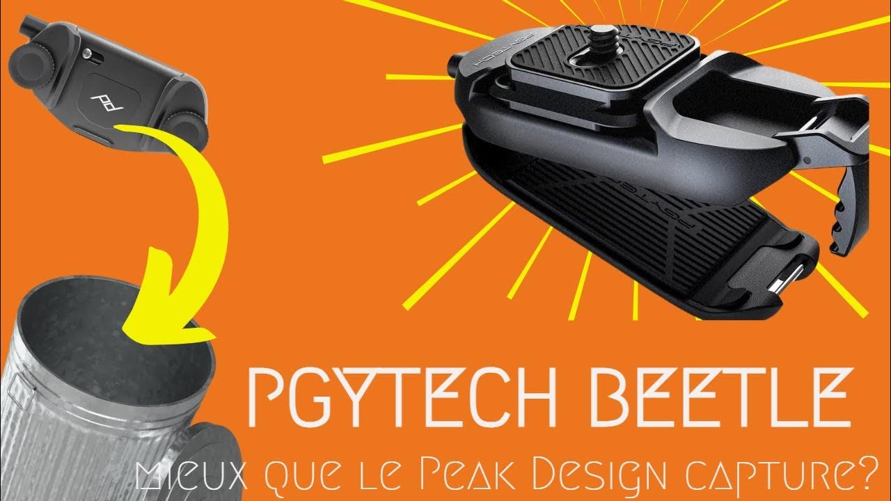 PGYTECH Beetle le clip de caméra qui surpasse le Peak Design Capture
