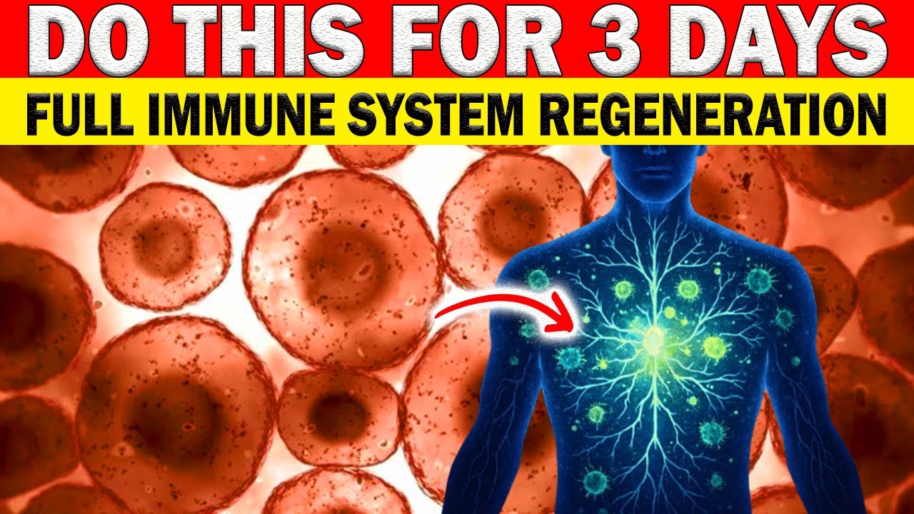 Do THIS For 3 Days -  Regenerates Your ENTIRE Immune System (Study Reveals)