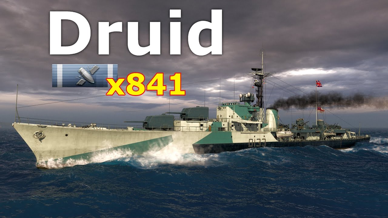 World of WarShips Druid - 4 Kills 297K Damage