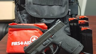 Smith & Wesson M&P Shield Plus "bugout" bundle unboxing