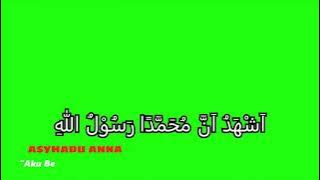 Green Screen Lafadz Adzan | Versi Lagam 2 - No Copyright
