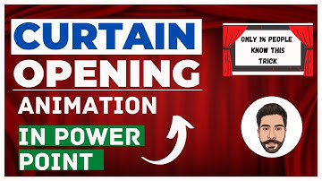 The most satisfying curtain opening PowerPoint opening slide ever! || Advance Animation Tips 💡💡