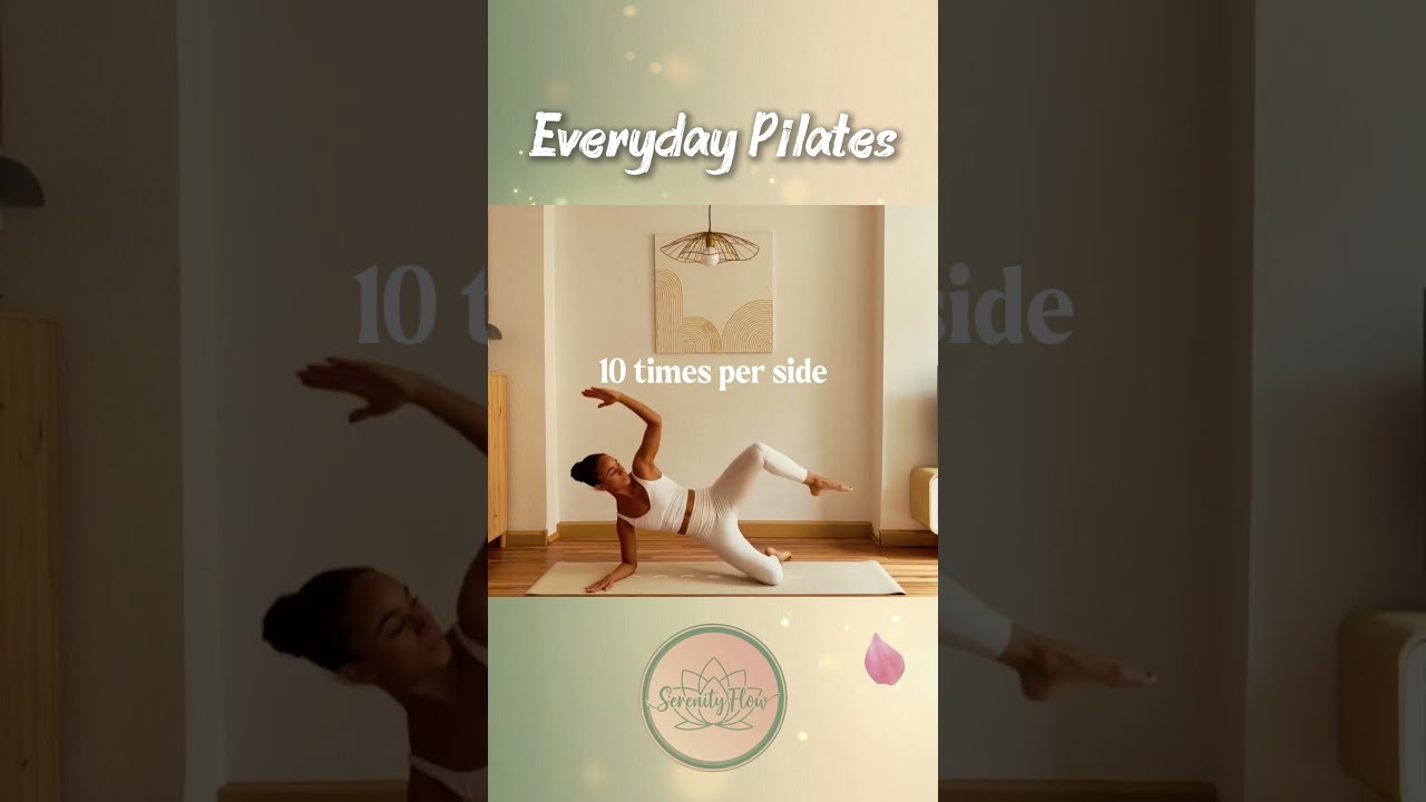 Quick Everyday Pilates Flow 🌸 (Abs & Legs Toning)