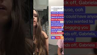 Petit duo sur Gabriella #chant #gabriella