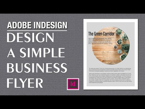 Company Flyer Using Indesign Sample How To Design A Flyer In Indesign