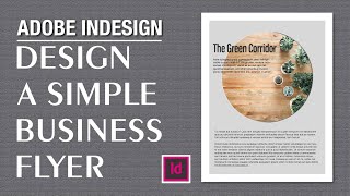 Learn to design a Simple Business Flyer in InDesign