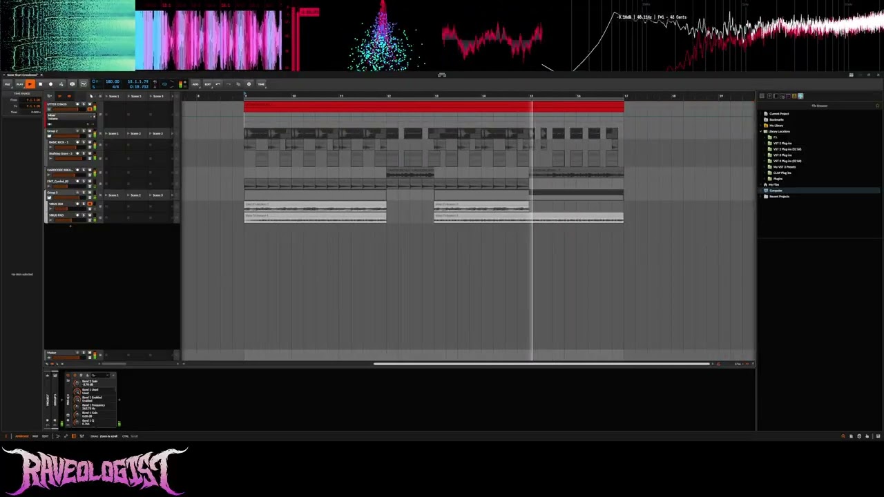 Spooky Crossbreed Drum & Bass (I synthesized the kick and snare as well!)