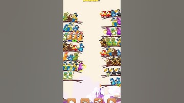 Bird Sort2 color puzzle #Bird sort level 55#level55#Birds Sort2level55#trending game#game