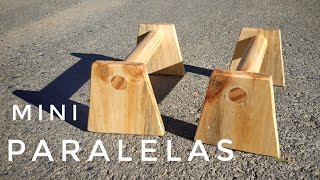 cómo hacer MINI PARALELAS de madera