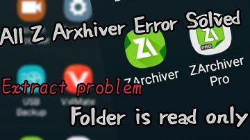ZArchiver` error sol. folder is read only||updated version #2021|| #zarchiver#trending